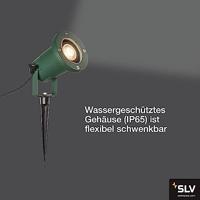 SLV TuinspotNautilus Spike 17,5cm groen - 1001965 - thumbnail