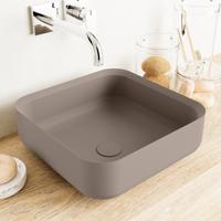 MONDIAZ BINX Waskom solid surface 36cm kleur Smoke / Smoke - thumbnail