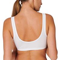 2-pack Bustier top met cups - Katoenen bralette - Stevige bh Top dames - thumbnail