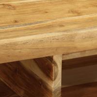 Tv-meubel wandmontage 100x30x19 cm massief acaciahout - thumbnail