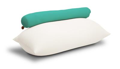 Terapy Toby rugleuning zitzak - Turquoise | 160cm x 25cm x 25cm