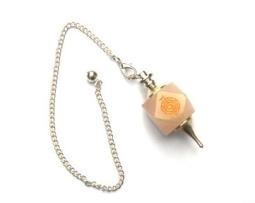 Pendel Edelsteen Rozenkwarts Reiki