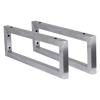 Ophangbeugel Differnz 2.5x44x15 cm RVS - thumbnail