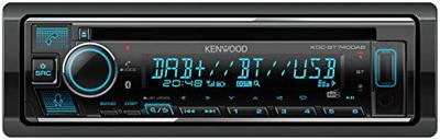 Kenwood KDC-BT740DAB - CD-autoradio met DAB+ & Bluetooth handsfree (Alexa Built-in, USB, AUX-in, high-performance tuner, soundprocessor, 4x50 W, VAR. verlichting, DAB+ antenne)