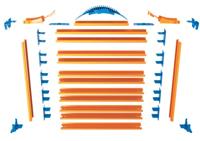 Parkeergarage met voertuigen Hot Wheels 30 x 27 x 6 cm Autotransporteur Voertuig - thumbnail
