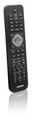 Philips SRP5016/10-6-in-1 universele afstandsbediening met leertoetsen, zwart