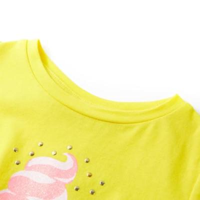 Kindershirt 92 geel Kindershirt 92 geel