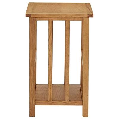 Bijzettafel 45x35x55 cm massief eikenhout