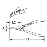 KS Tools 1150992 Precisie-borgveertang - thumbnail