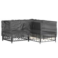Tuinmeubelhoezen met 16 oogjes L-vormig 215x215x70 cm - thumbnail