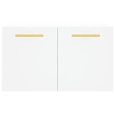 Wandkast 60x36,5x35 cm bewerkt hout wit Wandkast 60x36,5x35 cm bewerkt hout wit