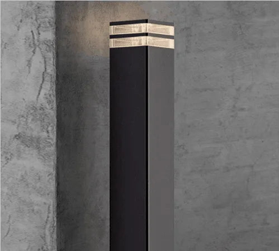 Staande buitenlamp tuinpadverlichting zwart &apos;Elm&apos; Nordlux 80 cm buitenlampen zwart E27 fitting 800mm