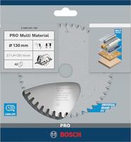 Bosch Accessories Multi Material 2608641195 Hardmetaal-cirkelzaagblad 130 x 20 x 2 mm Aantal tanden: 42 1 stuk(s) - thumbnail