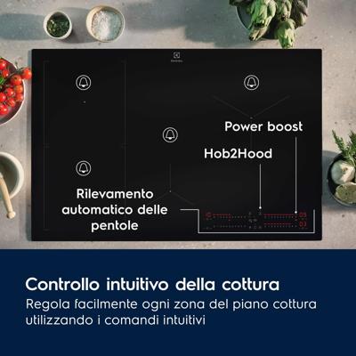 Electrolux Serie 700 EIS62453IZ Zwart Ingebouwd 60 cm Inductiekookplaat zones 4 zone(s)
