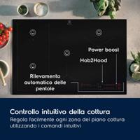 Electrolux Serie 700 EIS62453IZ Zwart Ingebouwd 60 cm Inductiekookplaat zones 4 zone(s) - thumbnail