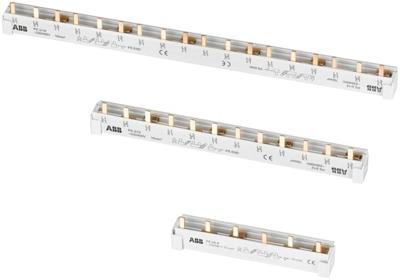 ABB 2CDL240213R1012 ABB verzamelrail PS4/12NA Phase busbar Aantal rijen 4 Grijs 4-polig 10 mm² 1 stuk(s)