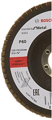 Bosch Accessories 2608603653 X431 Lamellenschijf Diameter 115 mm Boordiameter 22.33 mm Staal 1 stuk(s)