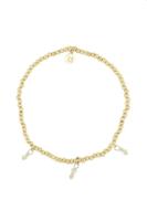 Zusss Elastieken Kralenarmbandje Met Blokjes - thumbnail