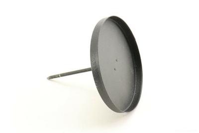 Kandelaar op pin 2 stuks Ø8,5xh8,2cm