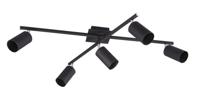 Trio PlafondspotsMarley 5-lichts mat zwart - 612400532 - thumbnail