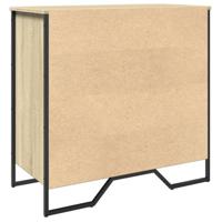 Schoenenkast 80x38x78 cm bewerkt hout sonoma eikenkleurig - thumbnail