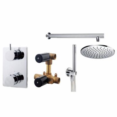 Wiesbaden one-pack inbouwthermostaatset rond type 104