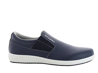 Oxypas Comfortabele Leren Instapper Roy | Navy | Maat 41 - 00.154.137.41