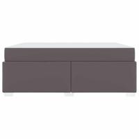 Bedframe Grijs 180 x 200 cm Kunstleer - thumbnail