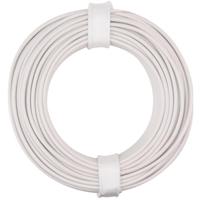 Donau Elektronik 125-015 Draad 1 x 0.25 mm² Wit 10 m - thumbnail