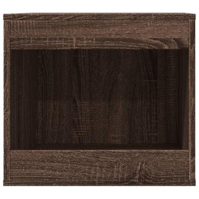 VidaXL Kattenbakkast 47x59x42 cm bewerkt hout bruin eikenkleurig VidaXL Kattenbakkast 47x59x42 cm bewerkt hout bruin eikenkleurig