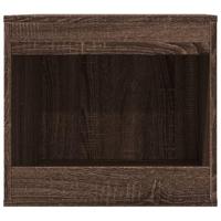 VidaXL Kattenbakkast 47x59x42 cm bewerkt hout bruin eikenkleurig - thumbnail