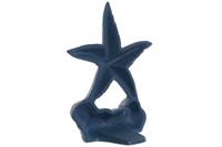 Deurhouder Home ESPRIT Ijzer 12 x 6 x 15 cm Ster - thumbnail