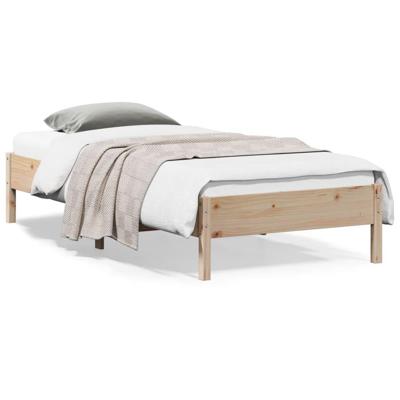 Bedframe zonder matras massief grenenhout 100x200 cm
