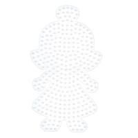 Hama strijkkralen grondplaat pop transparant - thumbnail