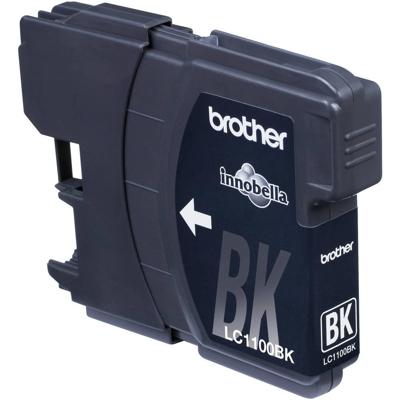 Brother inktcartridge, 450 pagina's, OEM LC-1100BK, zwart Brother inktcartridge, 450 pagina's, OEM LC-1100BK, zwart