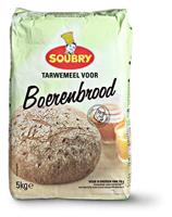 Soubry - Tarwemeel voor Boerenbrood - 5kg - thumbnail