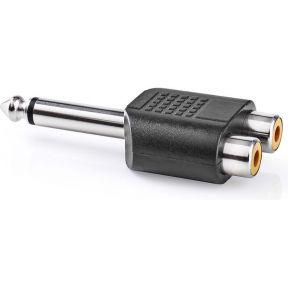 6,35mm Jack naar 2x RCA splitter 6,35mm Jack naar 2x RCA splitter
