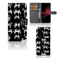 Sony Xperia 1 III | Telefoonhoesje | Met pasjeshouder | Koetjes - thumbnail