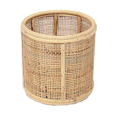 Van der Leeden rotan webbing bloempot 14 cm naturel