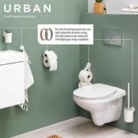 Tiger Urban Toiletaccessoireset Toiletborstel met houder Toiletrolhouder zonder klep Handdoekhaak Wit 1316900105 - thumbnail