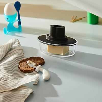 Alessi Ship Shape Botervloot kunststof zwart Alessi Ship Shape Botervloot kunststof zwart