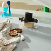 Alessi Ship Shape Botervloot kunststof zwart - thumbnail