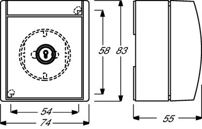 ABB 2CKA002083A0816 Geaard stopcontact IP44 Grijs-wit (RAL 7035), Blauw-groen