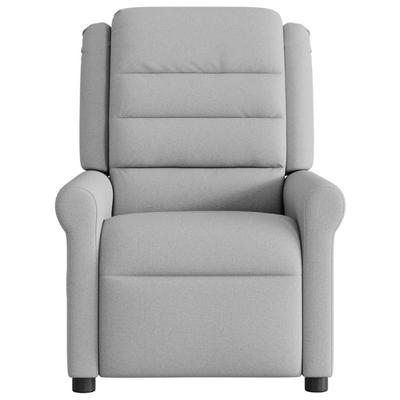Fauteuil verstelbaar stof wolk grijs - thumbnail