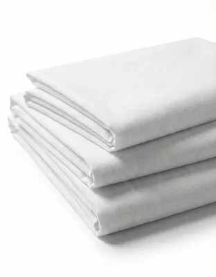 Heren Zakdoek wit, 12 stuks - Katoenen stoffen zakdoek