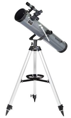 Levenhuk Blitz 76 BASE 76mm Newtonian Reflector Telescope for Amateurs and Beginners with Tripod and Extended Accessories Set