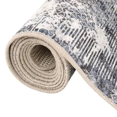 VidaXL Vloerkleed wasbaar anti-slip 120x180 cm meerkleurig