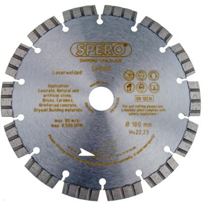 Spero Diamant zaagblad Beton Pro | 180mm - SDB180B Spero Diamant zaagblad Beton Pro | 180mm - SDB180B