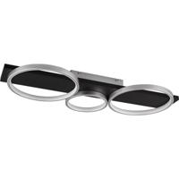 LED Plafondlamp 33W Dimbaar Warm Wit 3000K Titaan Metaal - thumbnail