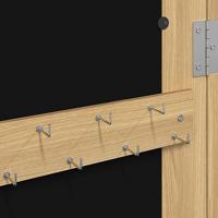 VidaXL Sieradenkast met spiegel wandgemonteerd 30x8,5x90 cm wit - thumbnail